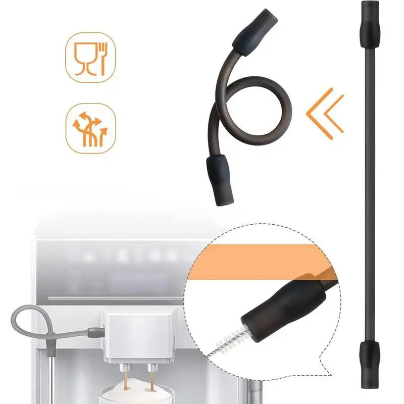 Milk Tube Suction 2 M Milk Tube Silicone Pipe Automatic Coffee Machine Espresso Machine With Cleaning Brush Suitable