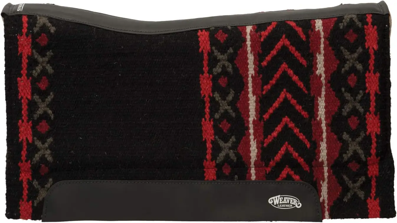 Contoured Performance Saddle Pad, 33" L x 38" W-1" thick, Merino Wool