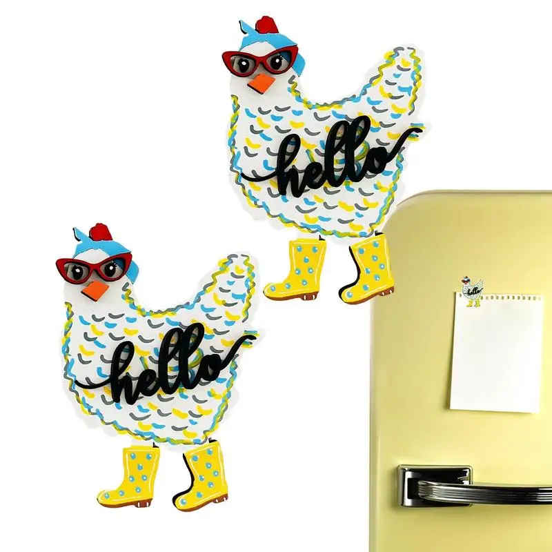 

Decorative Refrigerator Magnets Wooden Fridge Magnets Decoration Chick Magnet Refrigerator Magnet Decorative Magnet For