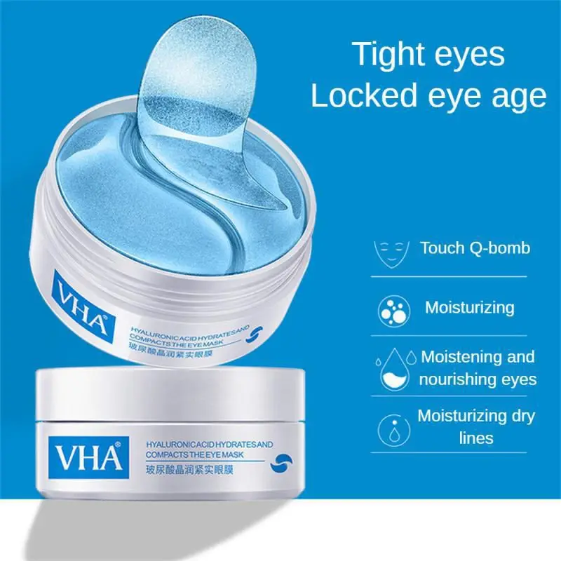 60PCHyaluronicAcidEyeMaskCrystalMoisturizingEyePatchAntiWrinkleEyeCareMasksAnti