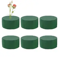 Green Flower Arrangement Mud Artificial Round Green Foam Blocks Water Absorbent Brick For Party Wedding Flower Arrangement 2