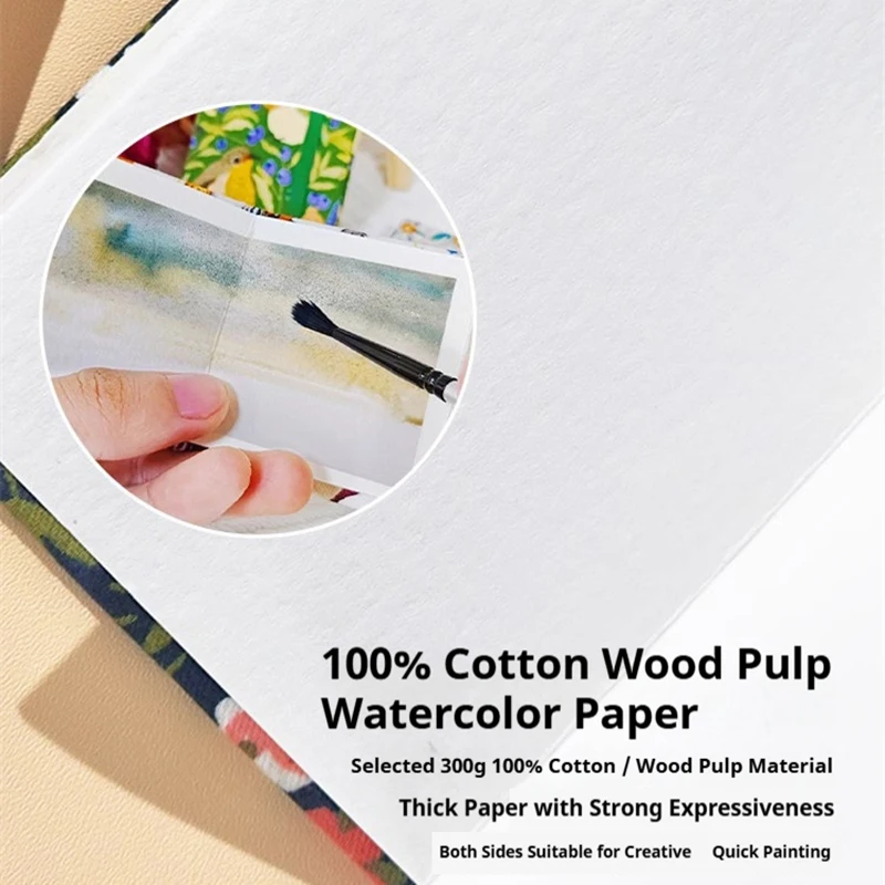 100% Cotton Watercolor Journal Sketchbook 3