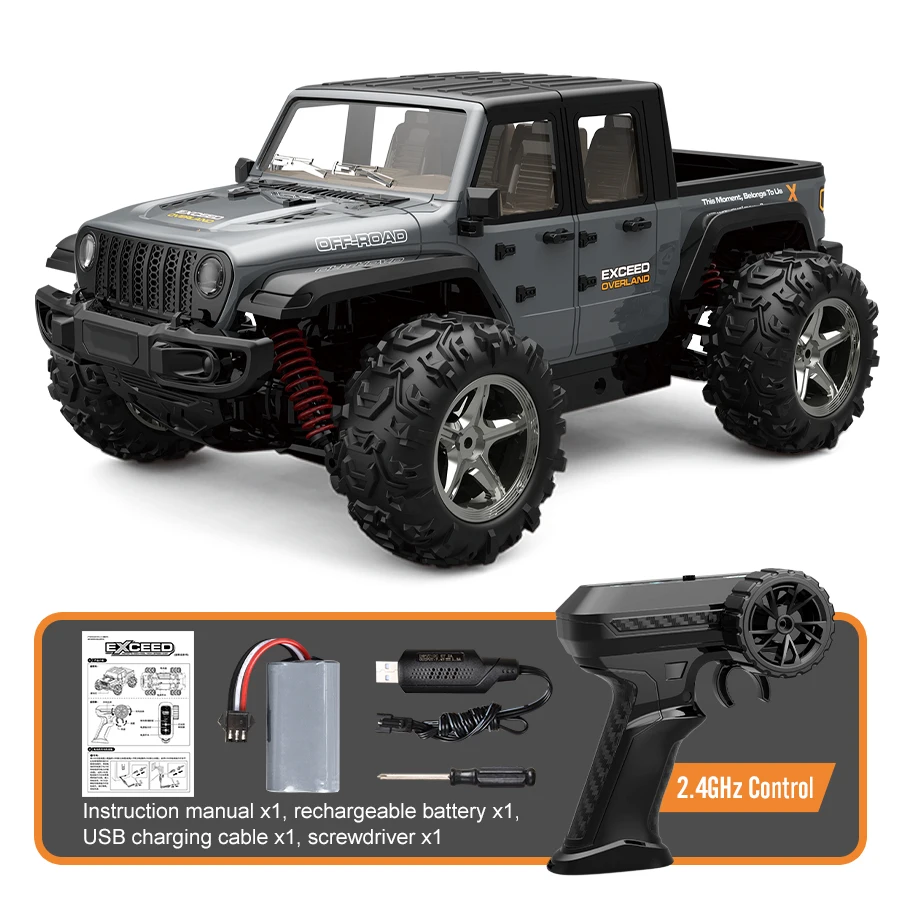 JJRC C8819 2.4G Radio RC Car 4WD Jeep Motor Pickup Climbing Off-Road Model Buggy Control Trucks Toys For Childrens Gifts 6