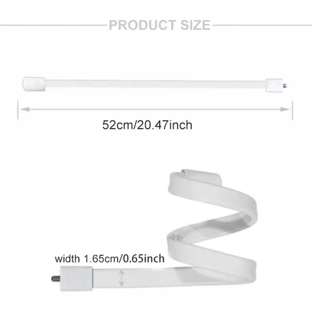 Camera Accessory Camera Holder Stand Universal Baby Monitor Holder Longer Flexible Silicon Baby Camera Stand IP Camera Mount Hole-Free Crib Cradle Rod
