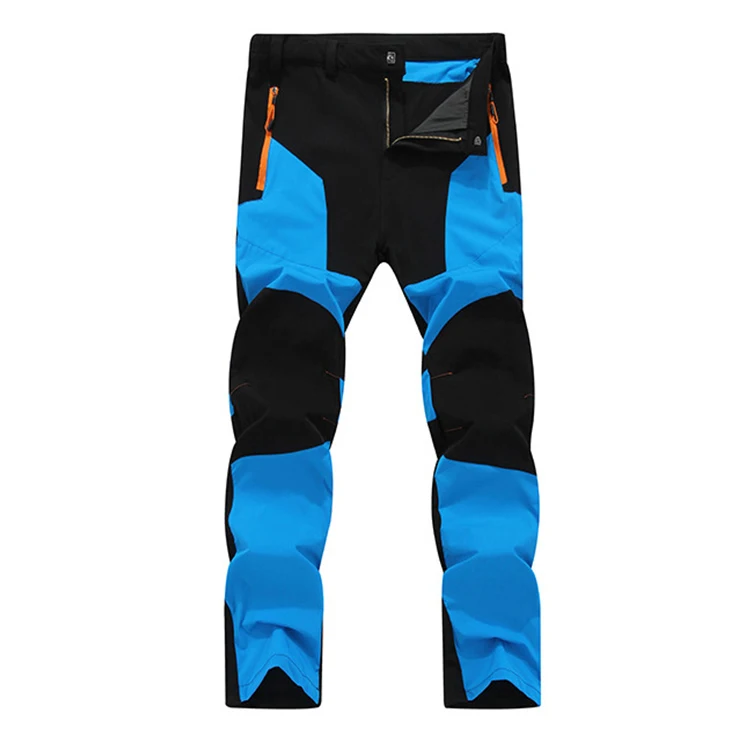 thumbnail image 1 of TRVLWEGO-pantalones de senderismo de verano para hombre, resistentes al desgaste, prevención de salpicaduras de agua, pantalones de acampada finos elásticos a prueba de rayos UV de secado rápido, 1 of 5