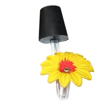  1pc Bottle Stopper Bird Feeder Outdoor Garden Bird Feeder Plastic Bird Water Feeder Accessories Mini Hummingbird Feeders 