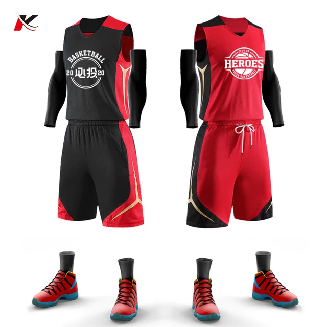  Custom Men Youth Reversible Basketball Jersey Uniform Printed  Personalized Name Number Sportswear Big Size, Red&black, One Size :  Clothing, Shoes & Jewelry