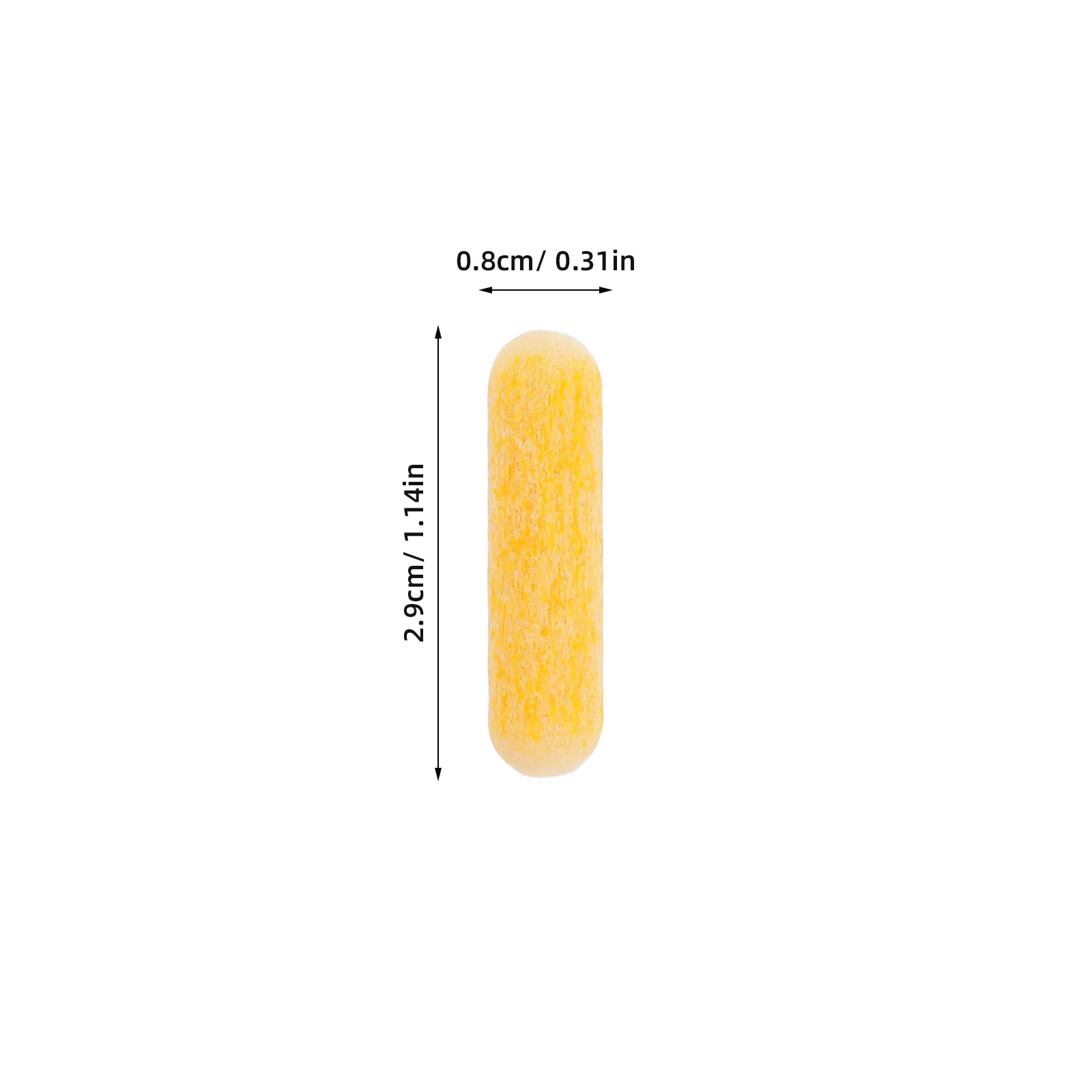 10Pcs 페인트 마커 교체용 펜촉 8Mm 소형 나일론 미세 팁 페인팅 및 수리용 신뢰할 수 있는 정밀 마커 펜 리필