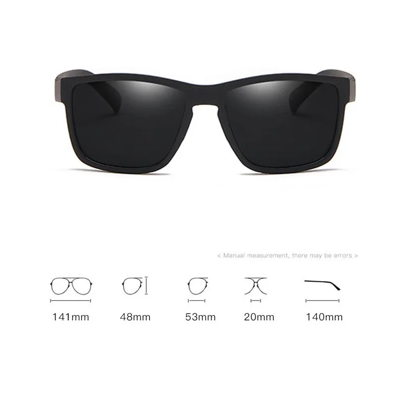 Nauji Parized Akiniai nuo saulės klasikiniai Vintage Square Paroid Akiniai nuo saulės Vyriški Beach Surfing Shades Akiniai UV400 Óculos De_voghion.com