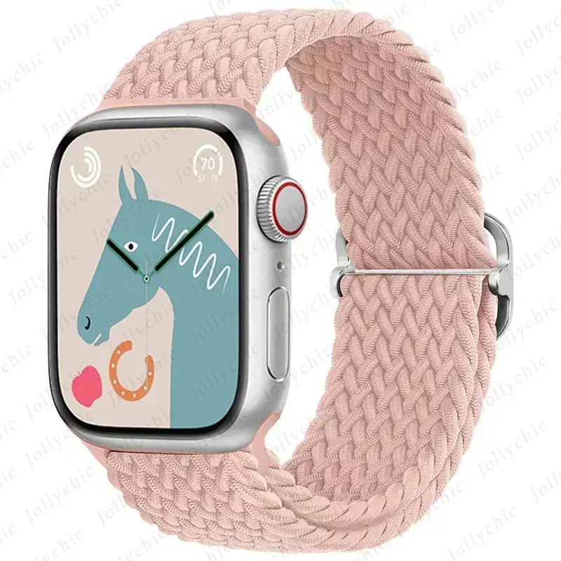 Braided Solo Loop Elastic Nylon Bracelet
