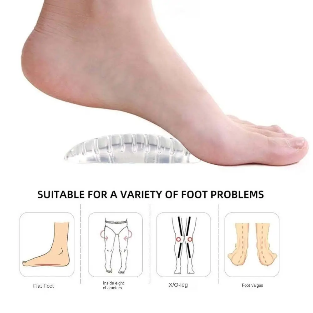 Pads High Heel Shoes Comfort Padding Foot Shock-absorber Flat Foot Corrector Arch Orthotic Foot Arch Pads Arch Support Insoles