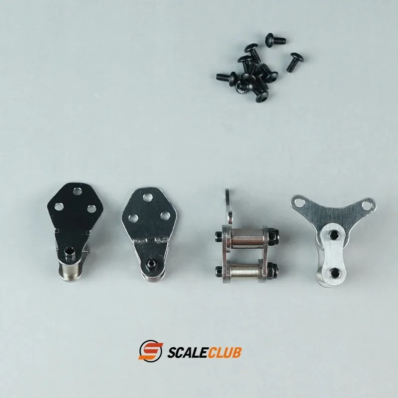 Scaleclub Model Power Vorderachse mit speziellen Aufhängungsbefestigungen für Tamiya Lesu für Scania Man Actros Volvo Autoteile RC Truck – Detail 2