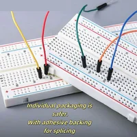 MB-102 400 830 Holes Bread Board Power Module+65pcs Jumper Wires MB102 Breadboard Dupont Line Test Develop DIY for Arduino Kit - Image 6