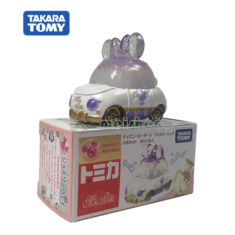 TAKARA TOMY TOMICA Gem Road Mrs.Potts Alloy Diecast Metal Car Model Vehicle Toys Gifts Collect Ornaments