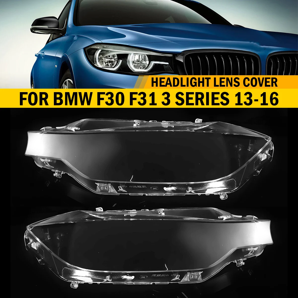 Headlight Cover Headlights Shell Transparent Cover Lampshade Headlamp Shell For BMW 3 Series F30 F31 F35 2013-2015 320 328 335 headlight cover headlight lens cover headlight dust cover