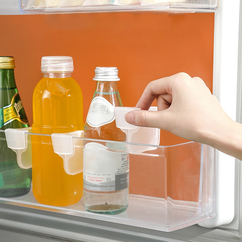 Plastic Refrigerator Side Door Partition Clips| Kitchen Tool