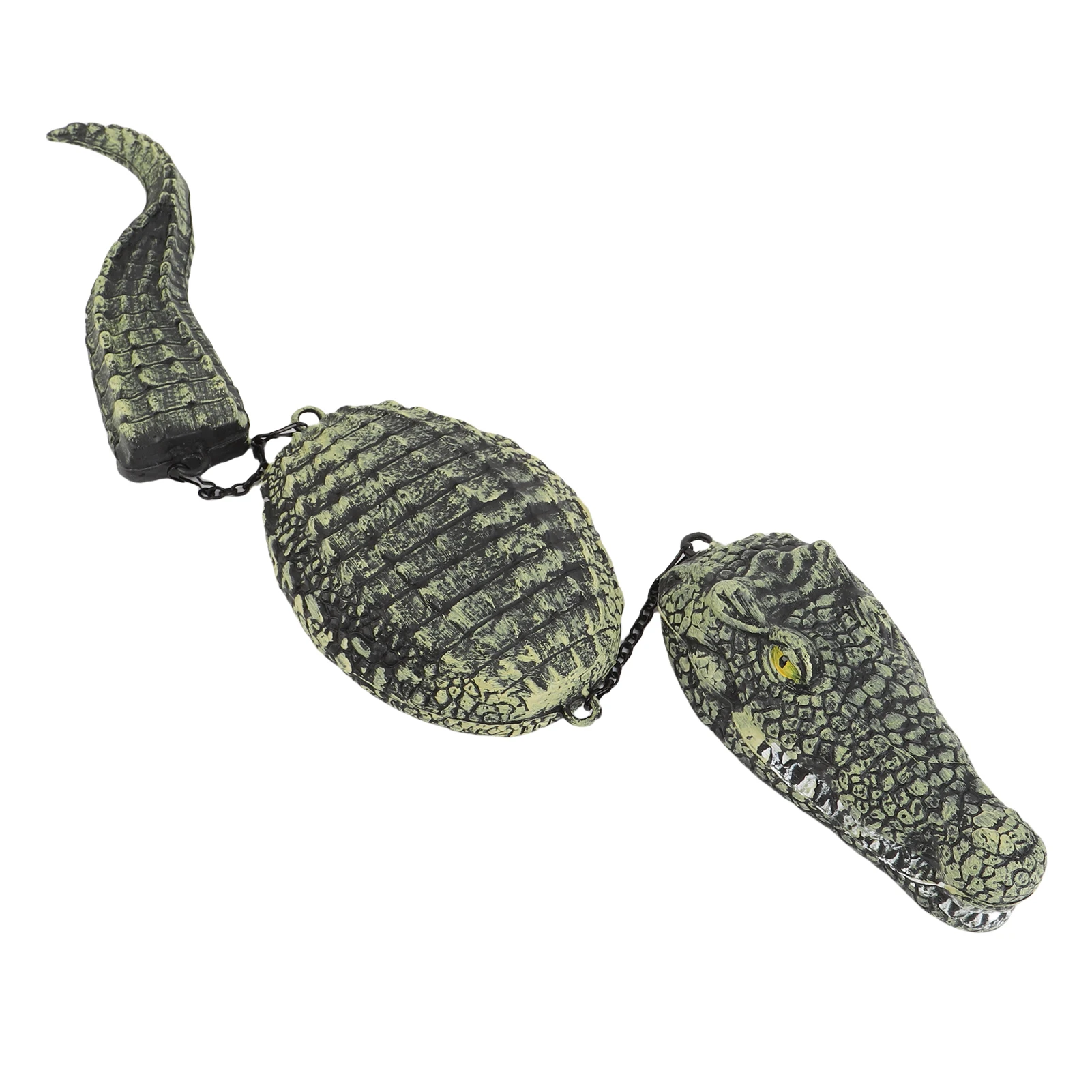 Description Picture 5 of itemPlastic Artificial Alligator Decoy 3 Segment Simulated Floating Crocodile Sculpture for Garden Pool Pond Decoration