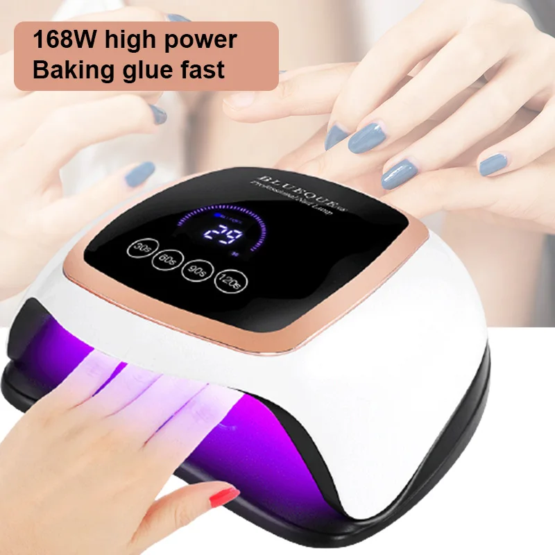 UV LED 램프 효율적인 메모리 기능 살롱 품질 빠른 건조 전문 도구, 전문 네일 램프, LCD 디스플레이, 혁신적인