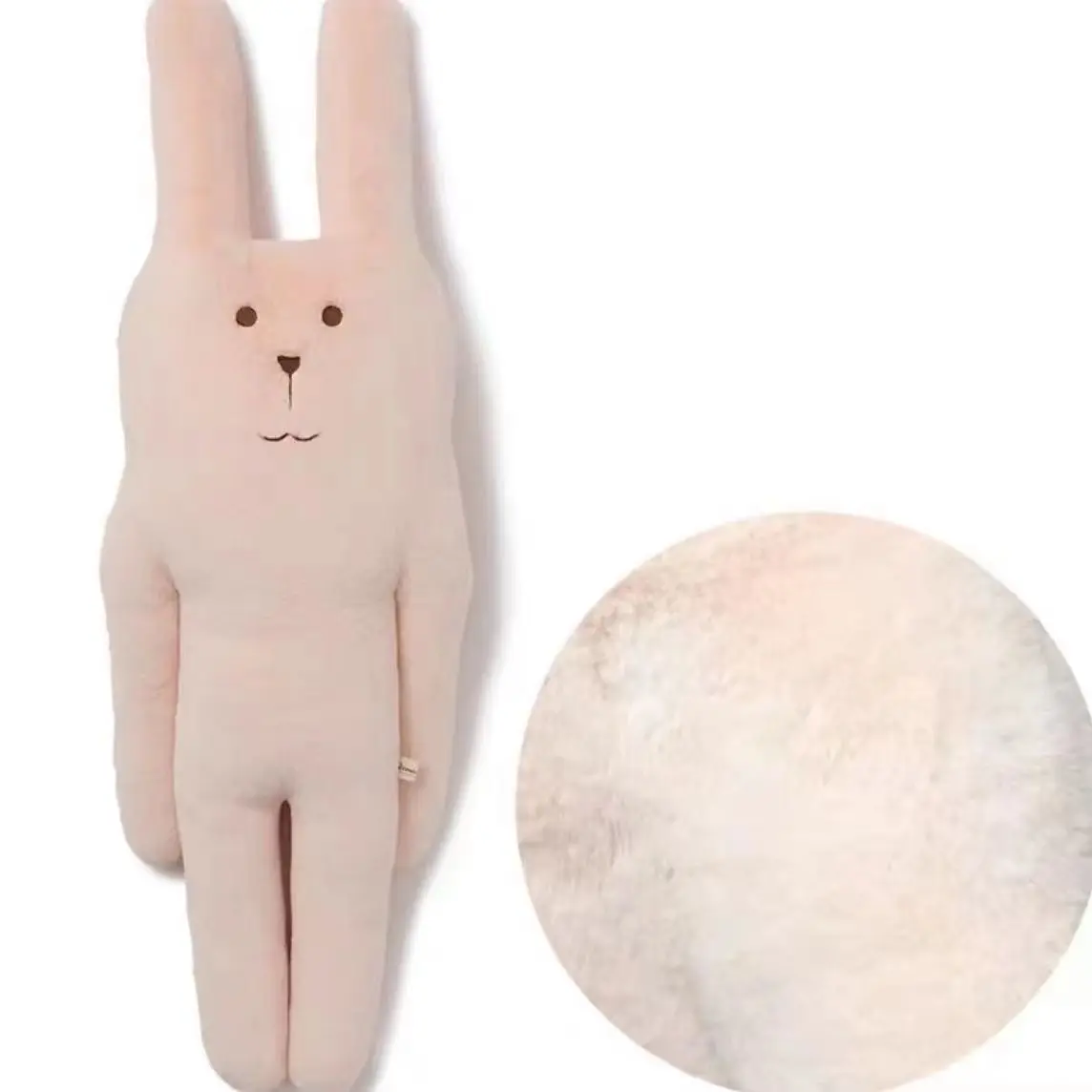 Big White Rabbit Sleep Pillow Sleep Soothing Plush Doll Toy Cute Healing Series Birthday Gift
