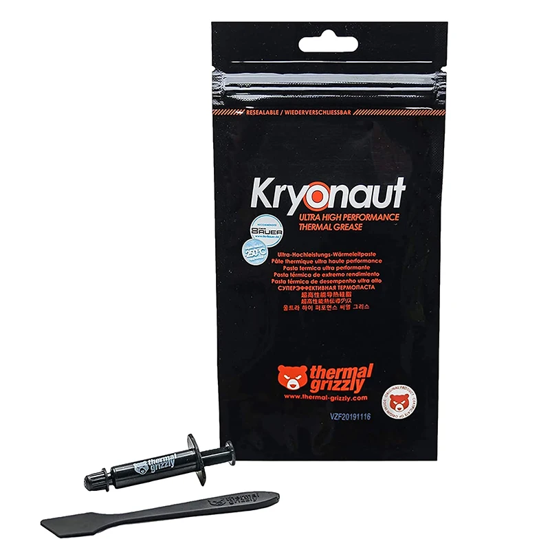 Graxa Térmica Composta Kryonaut Térmica Grizzly para Gpu e Cpu Cooler Graxa de Silicone de Resfriamento de Alto Desempenho - Imagem 6