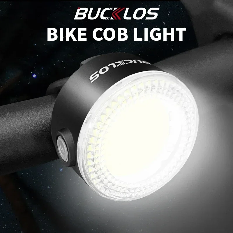 Bike Taillights Headlight COB Bicycle Safety Warning Light USB Rechargeable Set