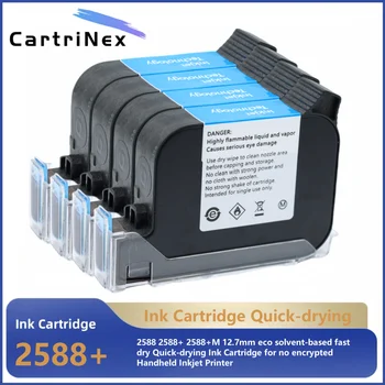 2588+ 2588 2588+M 42ML Nero Rosso Blu Verde Cartuccia d'inchiostro Ad asciugatura rapida Altezza di stampa 12,7 mm Universale per stampante a getto d'inchiostro portatile