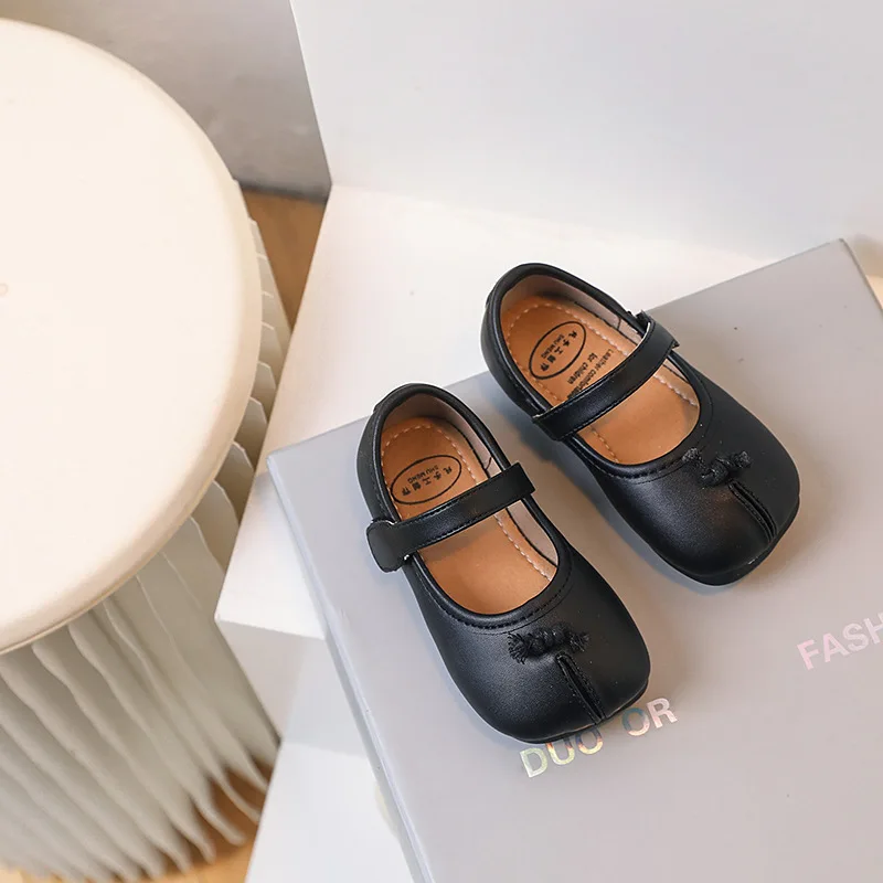 Children Leather Shoes Baby Soft Sole Toddler Shoes Girls Fashion Solid Princess Single Size 15-30