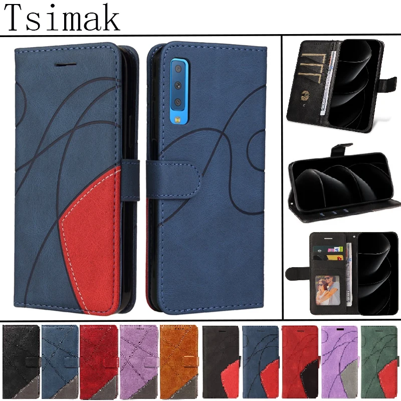 Luxurious Magnetic Leather Flip Wallet Phone Case Cover