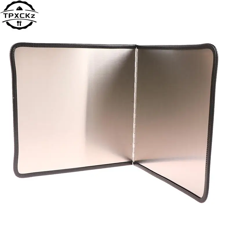 Kitchen Oil Splatter Shield Guard 2-Sided Stainless Steel Stove Baffle kitchen tools,oil splatter guard