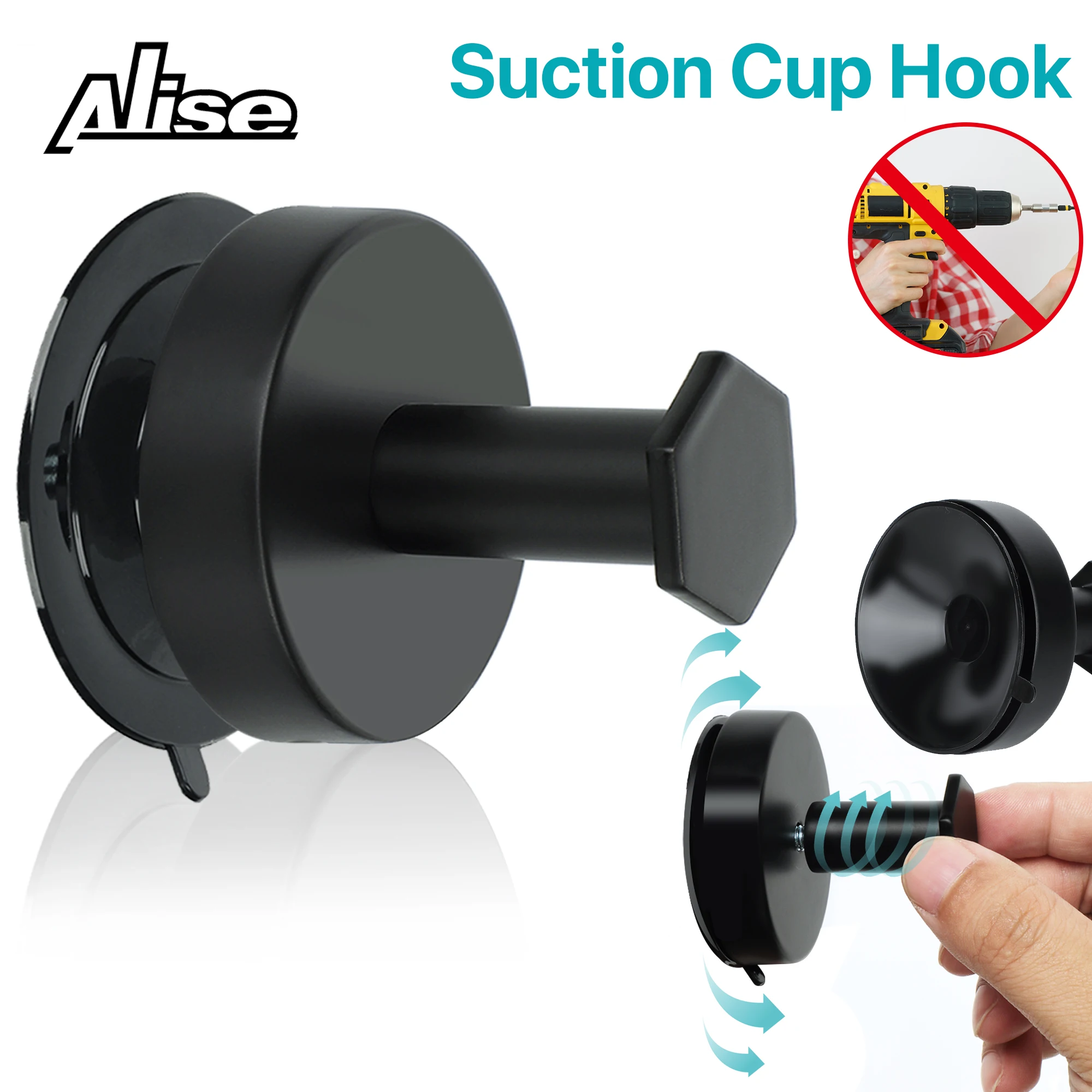 

Suction Cup Hooks Strong Self Adhesive Door Wall Vacuum Hooks Clothes Hangers Hooks Towel Racks For Kitchen Bathroom