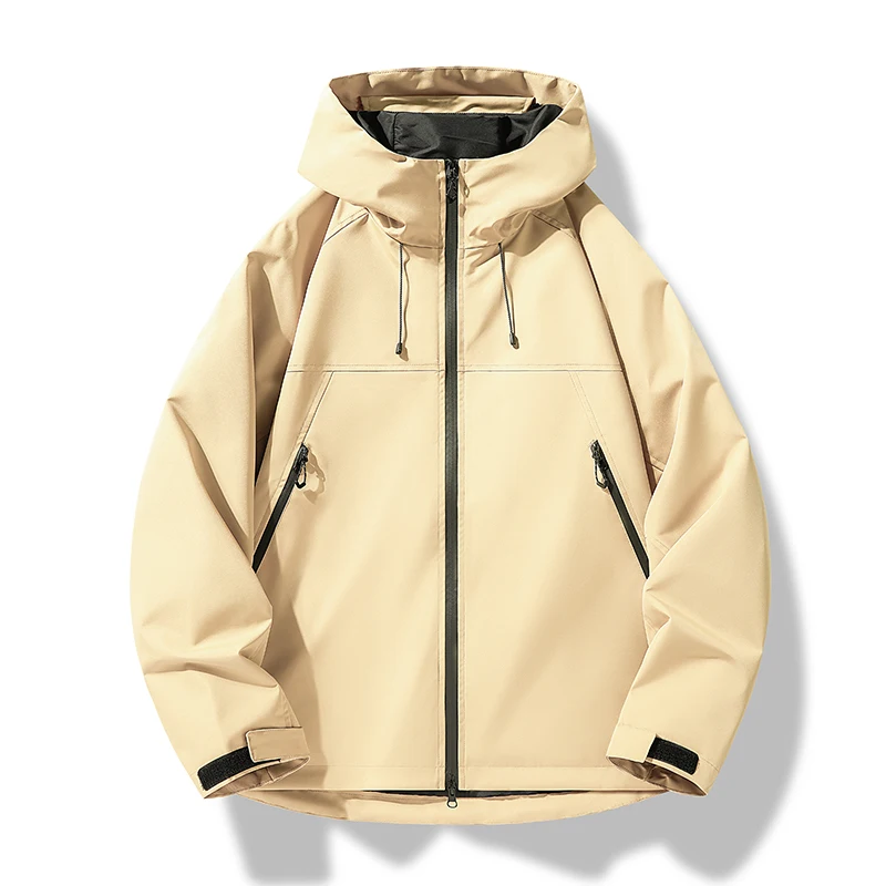 Mens Outdoor Sports Trenchcoat Autumn Winter Windproof Waterproof Couple Jacket