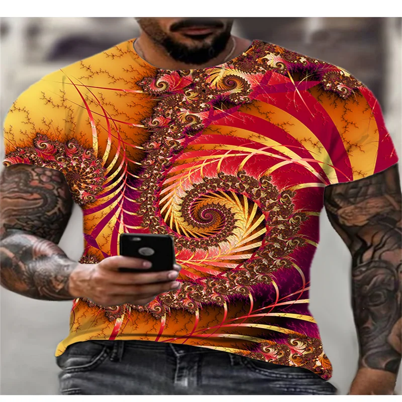 

2024 Summer Hot Selling Creative Pattern Men's Hip Hop Personalized Trendy T-shirt 3D Printed Short Sleeve Casual Breathable