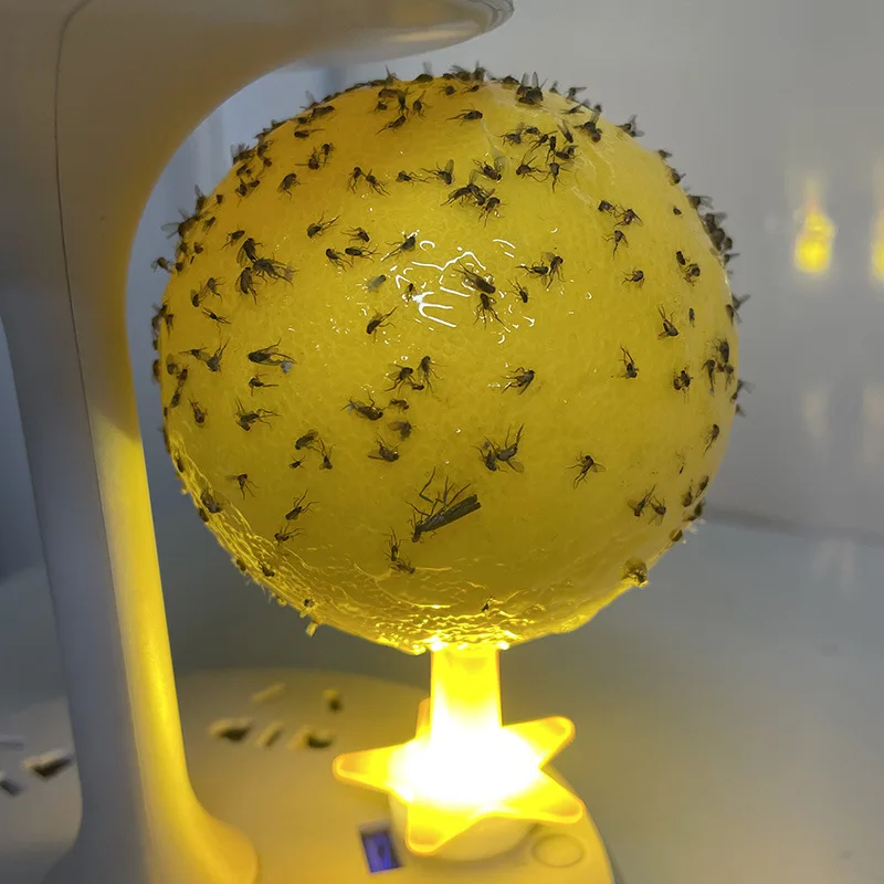 Fruit Fly Traps Flying Insects Trap Ball Fruit Flavor Trap Kitchen Home Sticky For Indoor Outdoor Mosquito Collector insects repeller