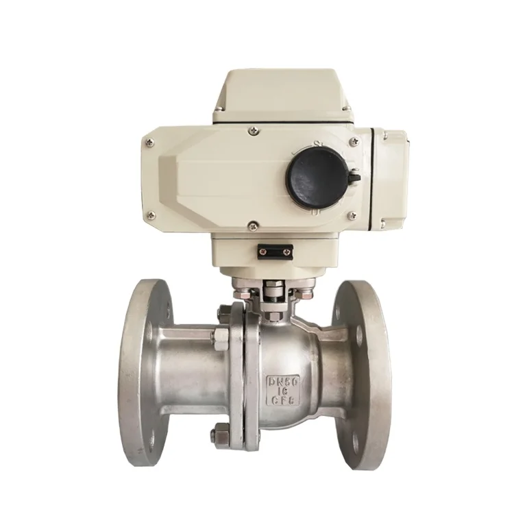 

2 inch CF8 Flange 220V Electric-Driven Motorized Ball Valve