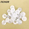 30/50pcs 11mm 4 Hole Pearl Resin Buttons Sewing Scrapbooking Clothing Home Crafts Handmade Accessories Card Making DIY Decor 3