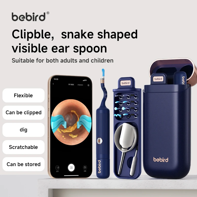 2025 New Model D39R-R37R-I35R Bebird Ear Wax Removal With 6 LED Lights 10 Megapixel Camera Intelligent EarWax Personal Care Tool 2
