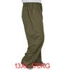 Plus size 8XL 11XL 13xl middle-aged men's summer thin elastic band high waist cotton casual trousers Dad oversize 9XL 8XL 7XL 1