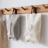 New Japanese Style Jute Tissue Box Hanging Napkin Paper Holder for Living Room Dining Table Car Mounted Tissue Bag Home Decor 2