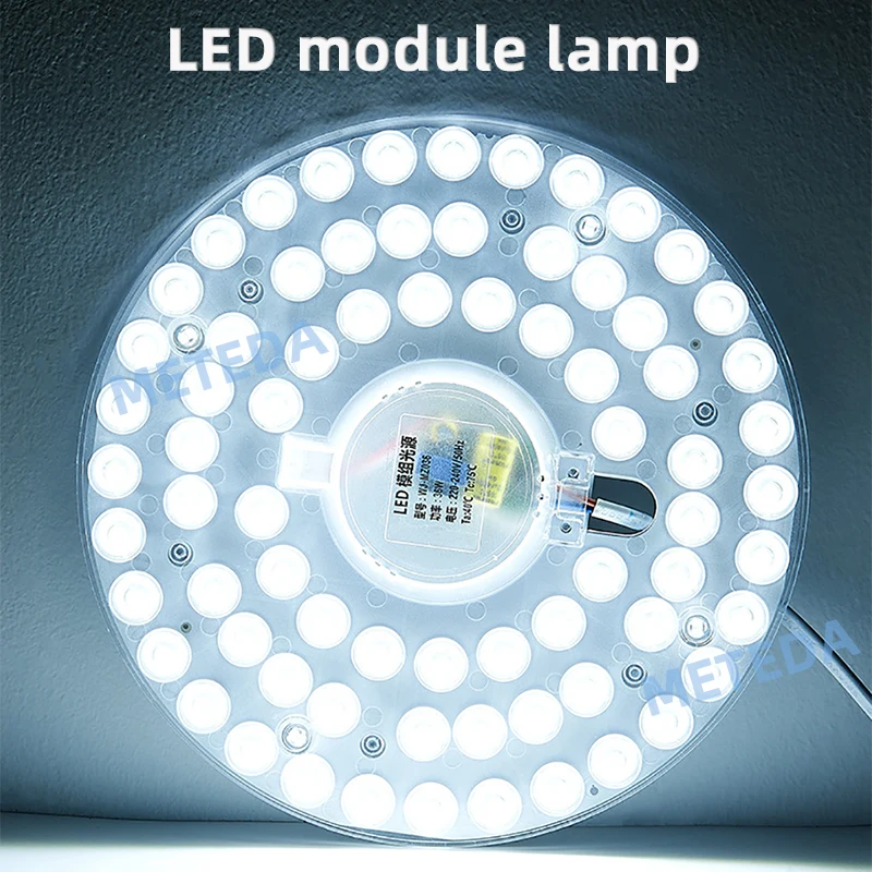 36W 24W 18W 12W LED Ring PANEL Circle Light AC220V LED Ceiling board the circular lamp board LED ceiling lamp replacement chip 2