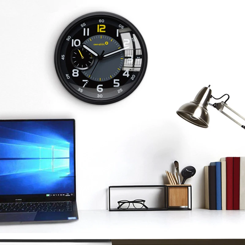 Car Creative Dashboard Wall Clock Metal Cool Clocks Wall Home