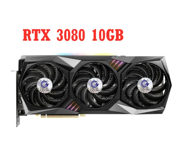 

C CCTING RTX 3080 Graphics Card 12GB 384bit RTX 3080 Gaming Video Card GDDR6X RTX 3080 Card RTX 3080 GPU HDCP 1920MHz for MSI