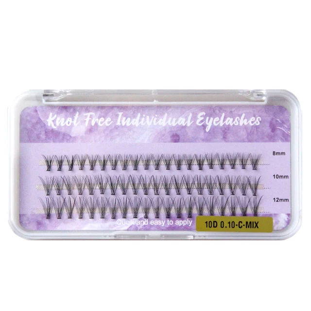 FAIRYTIS 60pcs Individual Cluster Eyelashes Professional Makeup