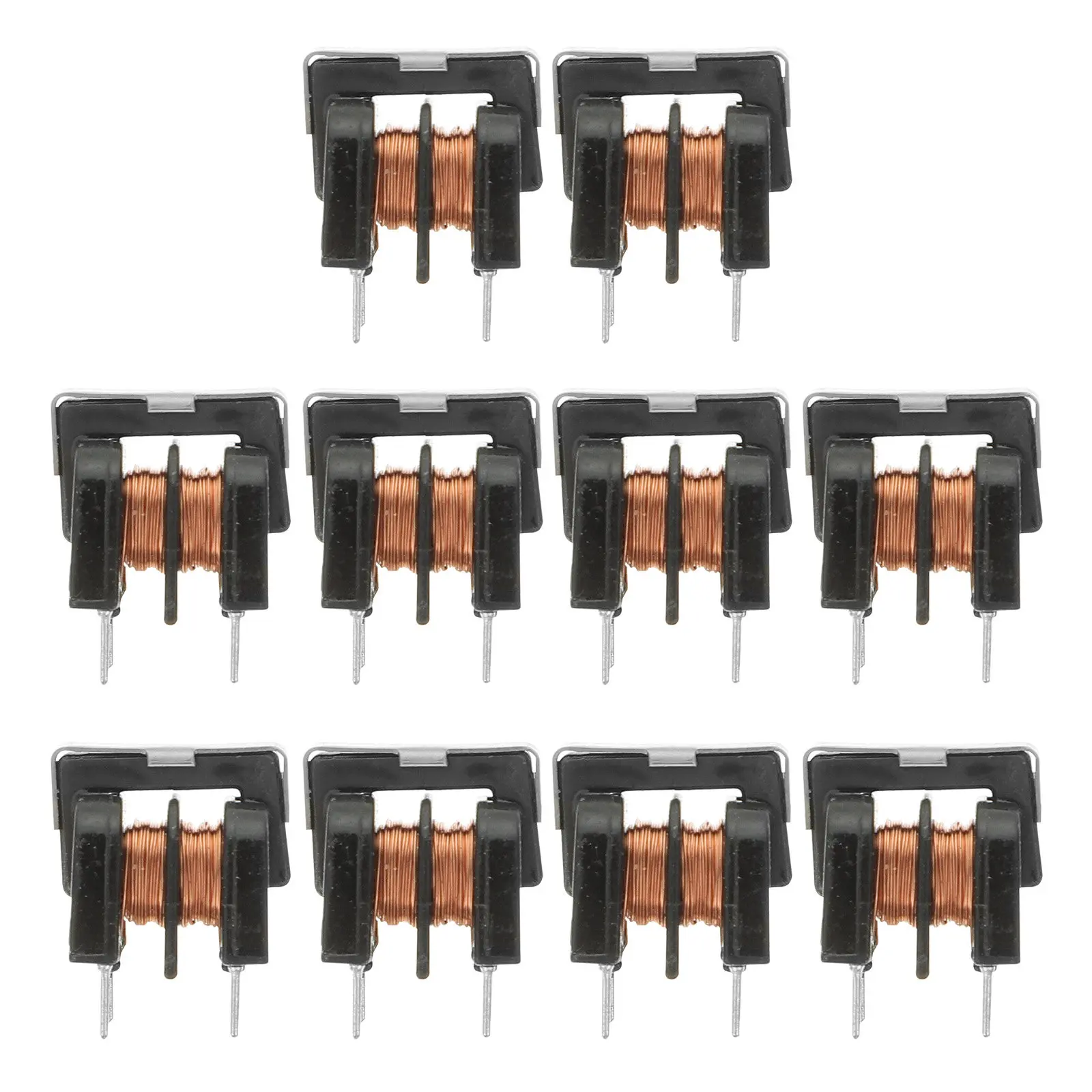 10개 공통 모드 인덕터 필터 Uu9. 7x8mm 10Mh 신호용 고신뢰성 저자기누설 인덕턴스 필터