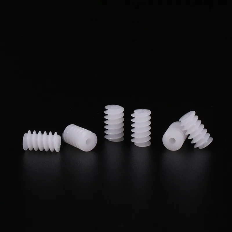 100pcs/bag 0.5m gear 6*10 2a plastic gear worm diy toy and model