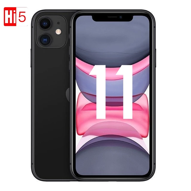 Apple iPhone 11 6.1" 4GB RAM Original Retina LCD 64/128/256GB ROM A13 IOS NFC Genuine Unlocked 4G LTE Cell Smart Phone