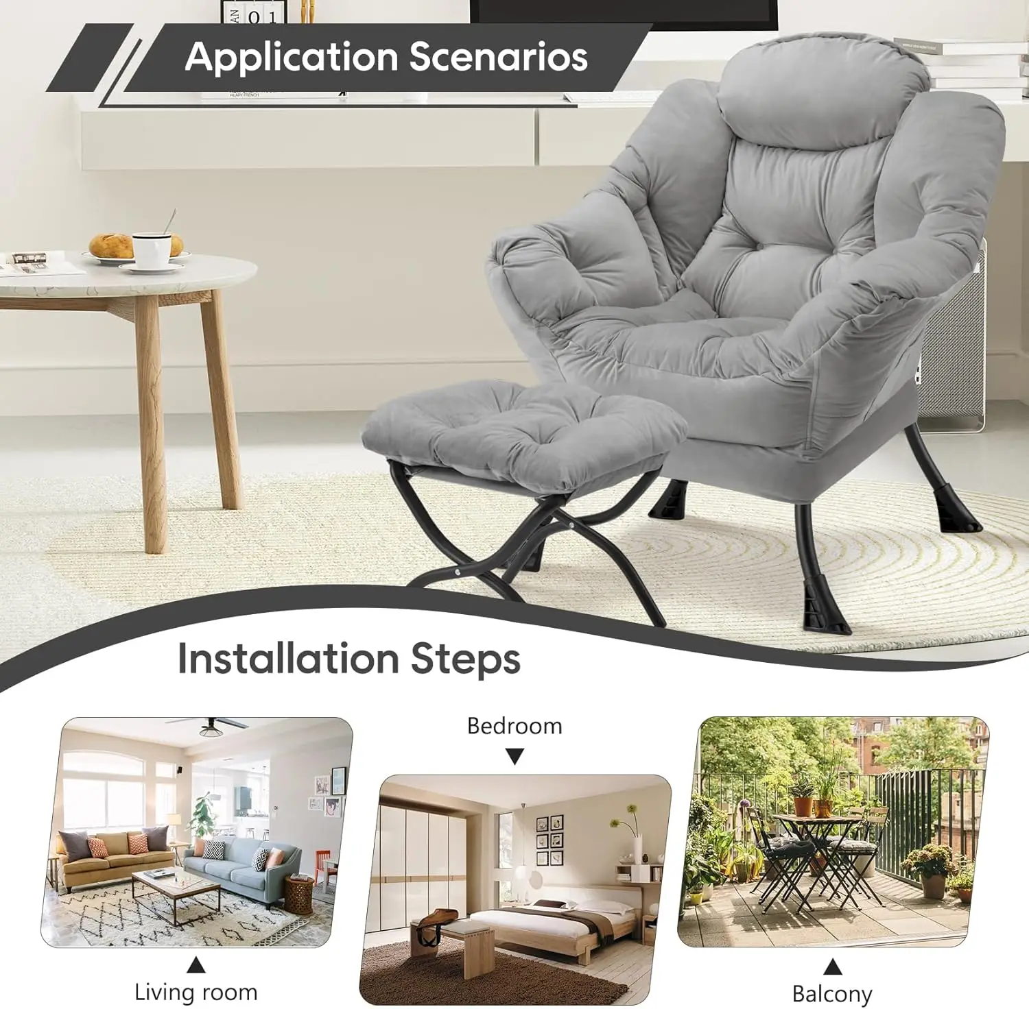 Lazy Lounge Accent Chair 5