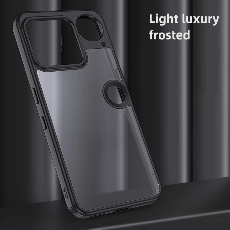 Magnetic Wireless Charging Matte & Clear Shockproof Armor Case