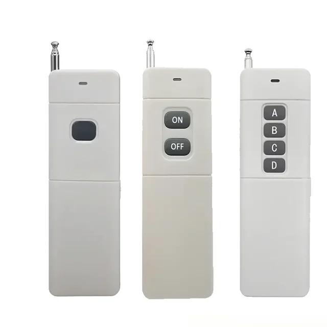 433.92Mhz 3000m Long Range High Power 1/2/4 CH RF Remote Control Transmitter 433 MHz Remote Controller