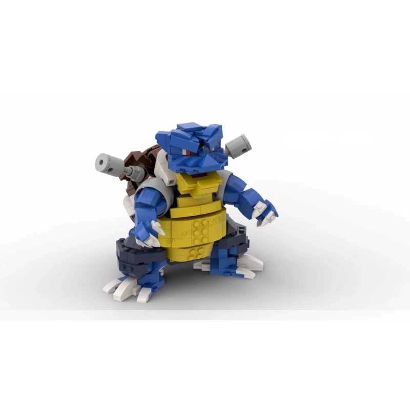 

MOC Pokemon anime game peripheral Blastoise building block assembly model Children's hobby puzzle puzzle toy birthday gift
