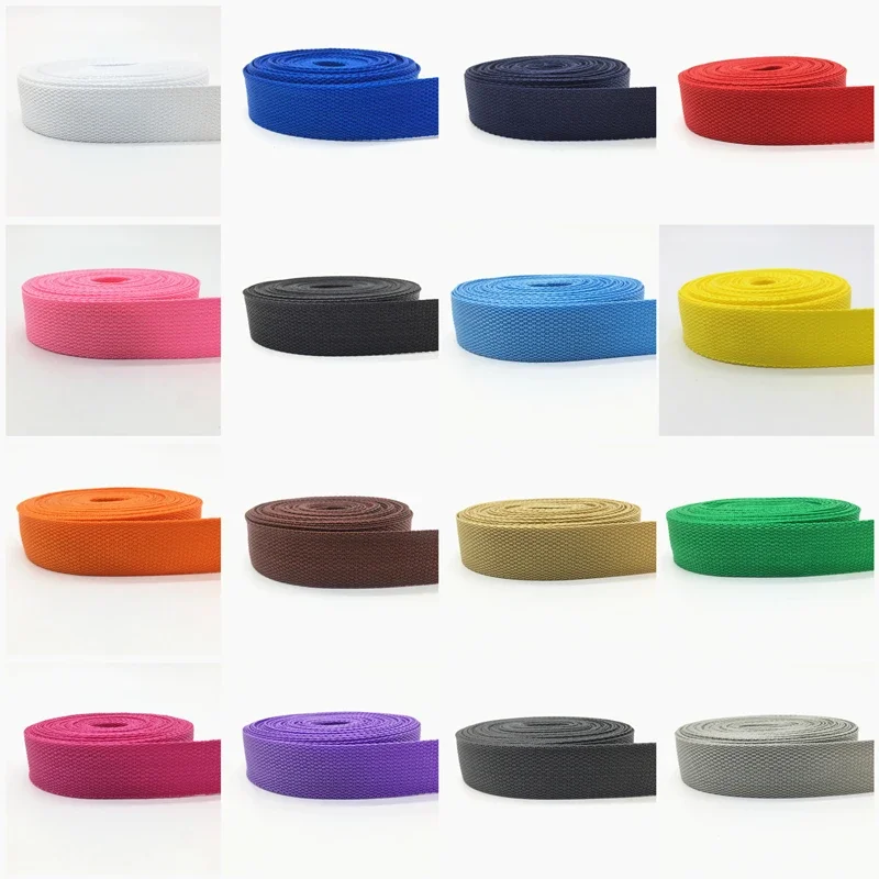 캔버스 리본 벨트 백 웨빙 나일론 배낭 스트랩 재봉 액세서리, 10 야드, 38mm